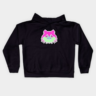 cute long haired face puppy Kids Hoodie